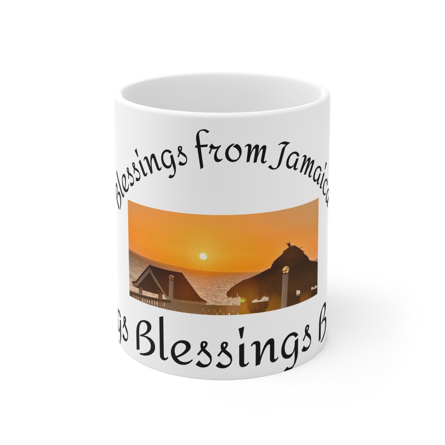 Jamaican sunset Blessings mug