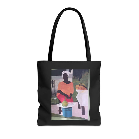 Tote Bag Side View – Artistic Full Print Design