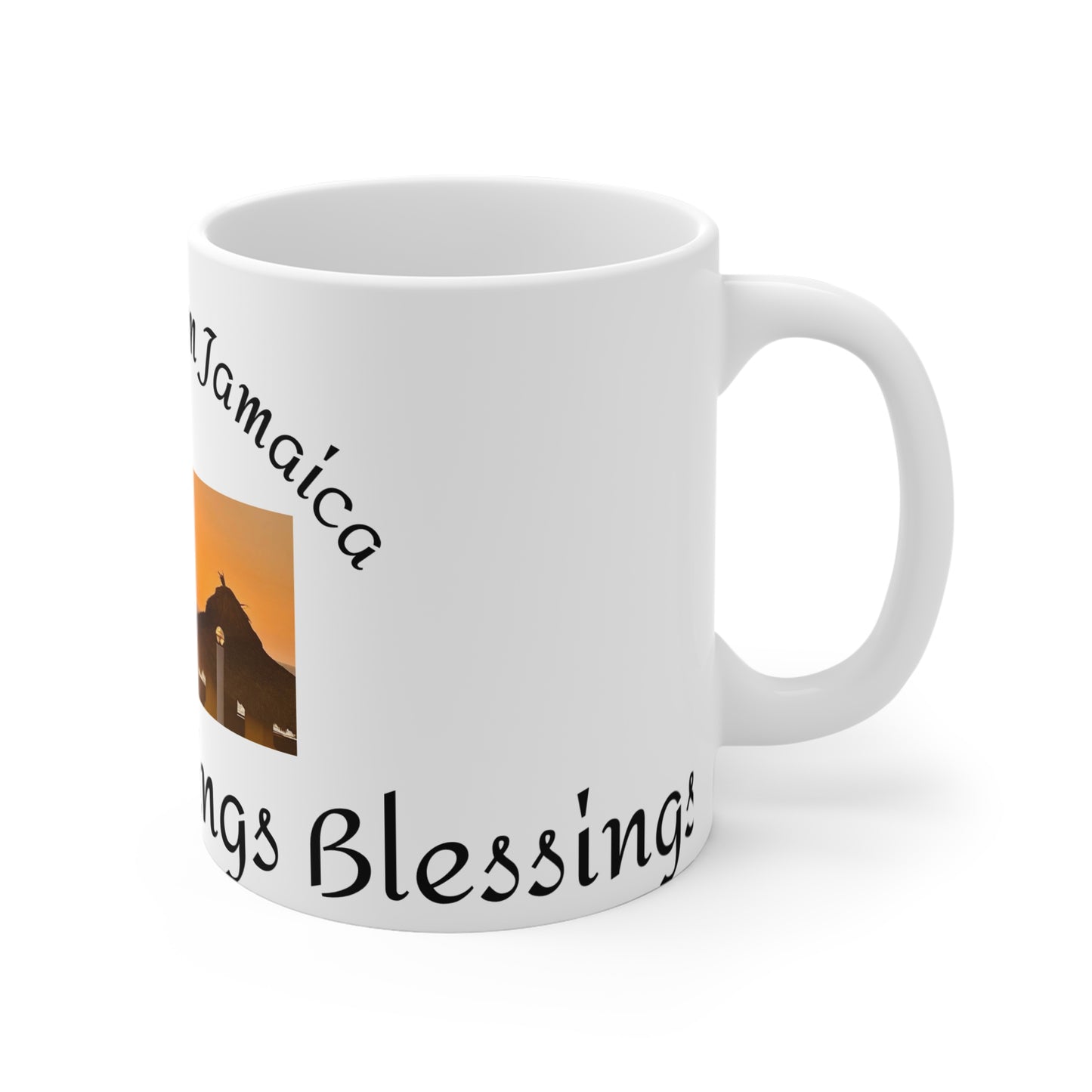 Jamaican sunset Blessings mug