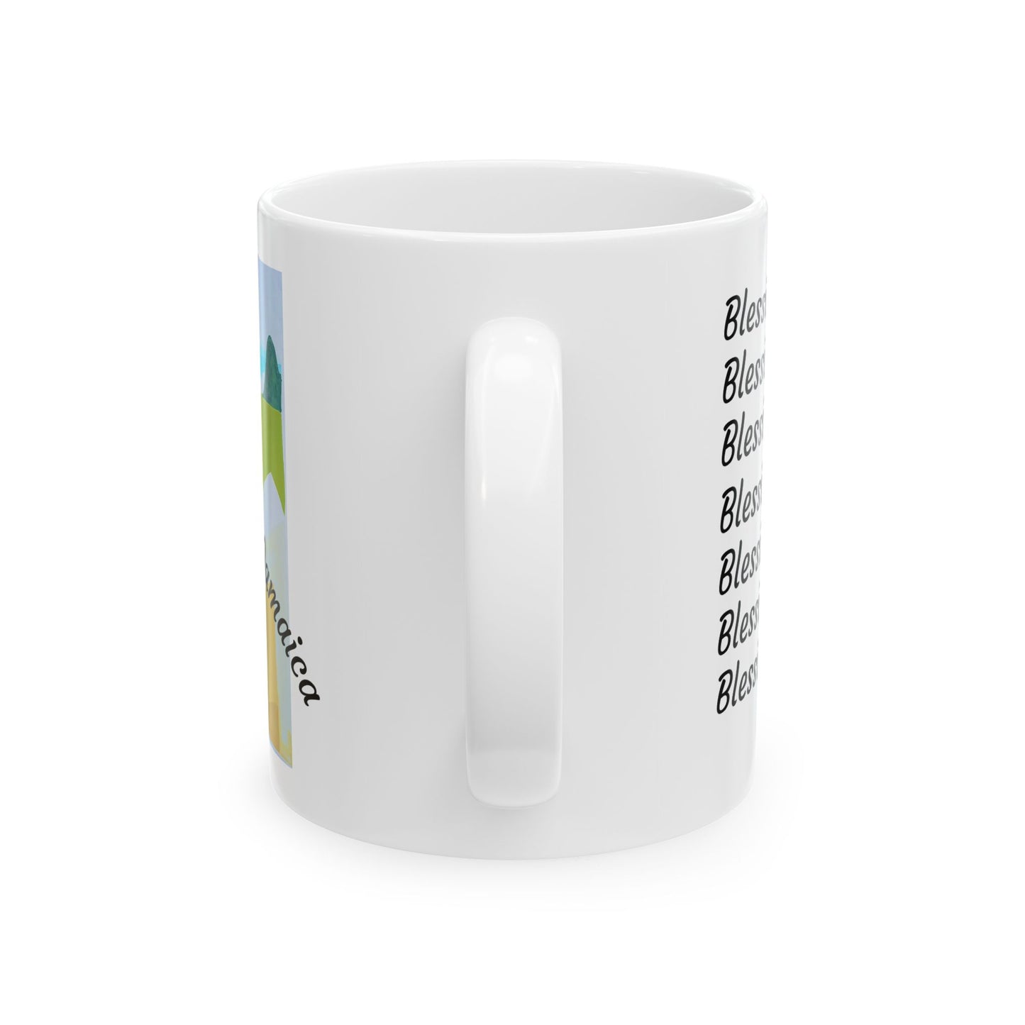 Blessings Cat Ceramic Mug | Cozy Coffee Cup, Pet Lover Gift, Cat Decor, Birthday Present, Home & Office Essentials
